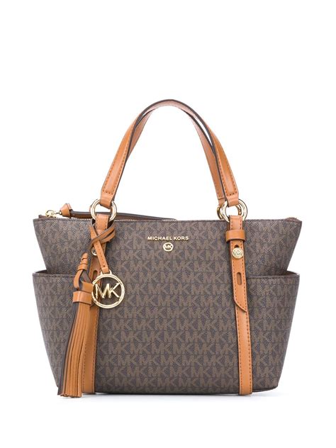 michael kors nomad purse|Michael Michael Kors Nomad Leather Tote Bag .